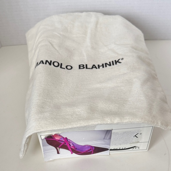 Manolo Blahnik Purple and Brown Heels - Picture 11 of 16